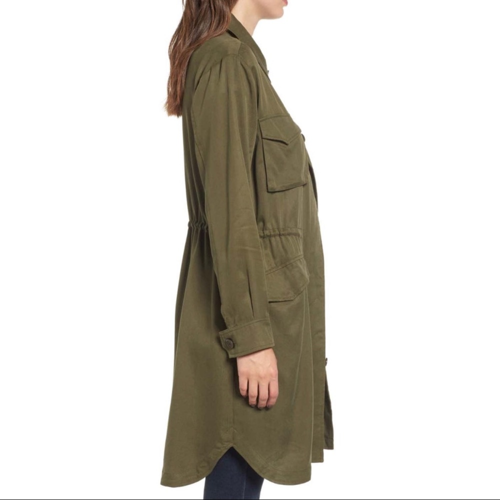 BB DAKOTA Averie Olive Green Utility Jacket ✨ NEW - Picture 4 of 9